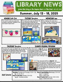 July 13-18 Newsletter